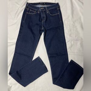 Just Black made in USA dark wash stretch denim Sz 27